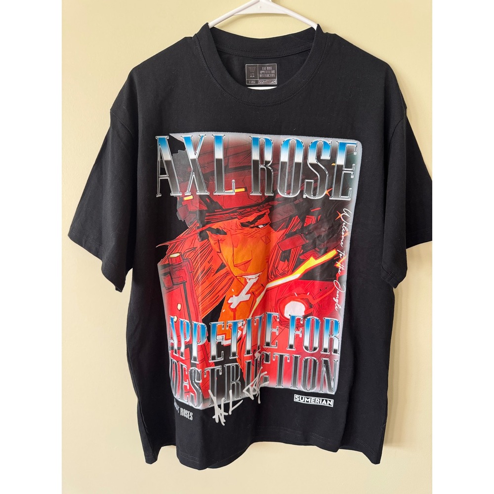 Axl Rose Guns N Roses Appetite For Destruction Sumerian Records Graphic Tee L